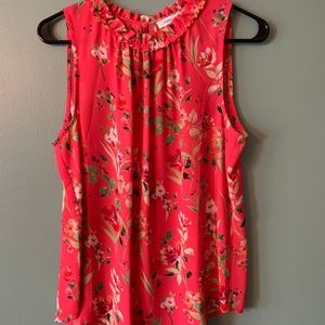 Rose & Olive Pink Floral Blouse